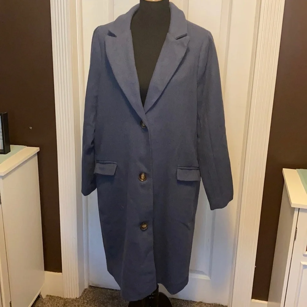 JustFab Women’s Coat. Sz XL. Chevron Pattern NWT